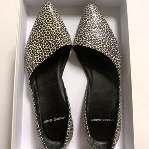 Pierre Hardy Leather D’Orsay Pointed Flats – Black/White, EU 39.5, Gently Used
